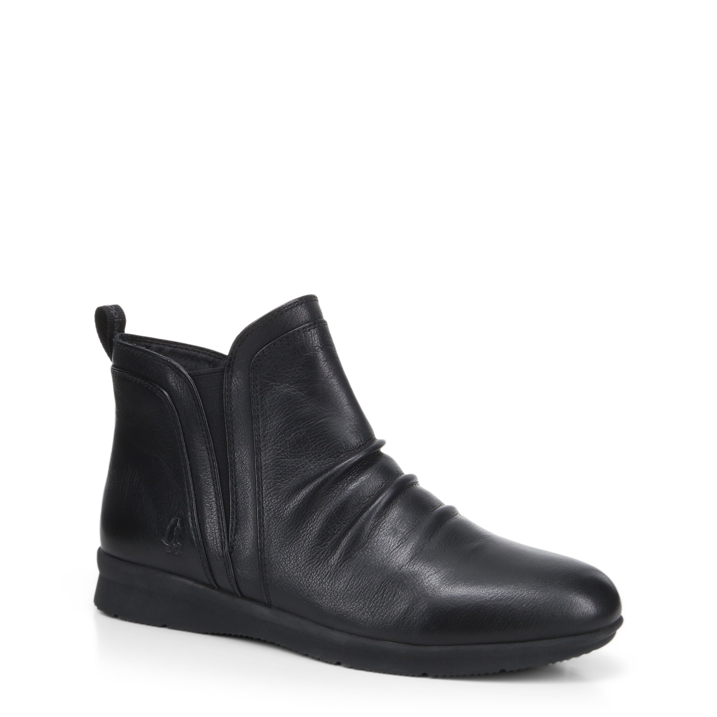 format ebb tide pollution Nerine Leather Ankle Boots in Black | Hush Puppies