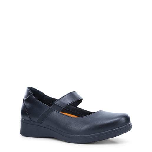 The One Bar Leather Shoes in Black | Hush Puppies