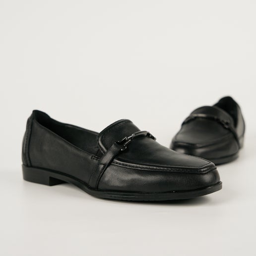 Zippo Leather Shoes in Black | Hush Puppies